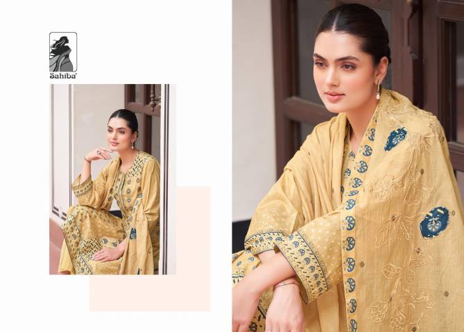 Nilgar By Sahiba Hand Work Cotton Dress Material Wholesale Shop In Surat